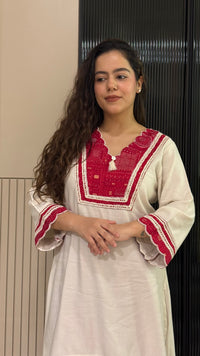Stretchable Shirt & Cotton Bottom Coord Set for Women