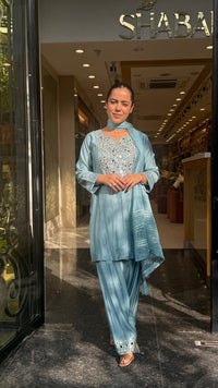 Budget Friendly Maheshwari Cotton Suit with Mirror Work | Up to Size 46