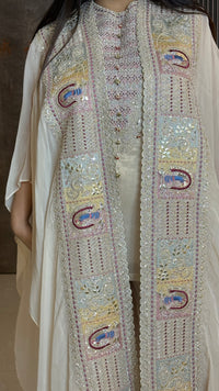 Embroidered Cape Indo-Western Set