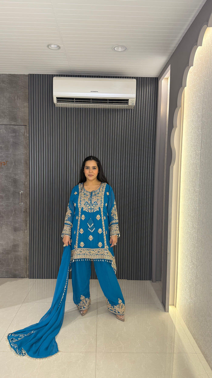 Beads Embellished Premium Suit Set