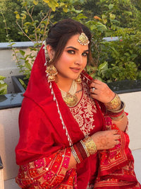 Beads Work Pure Chinon Suit – Elegant Festive Wear (Upto Size 46)