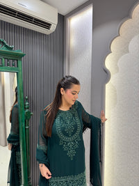 Beaded Handwork Suit Set