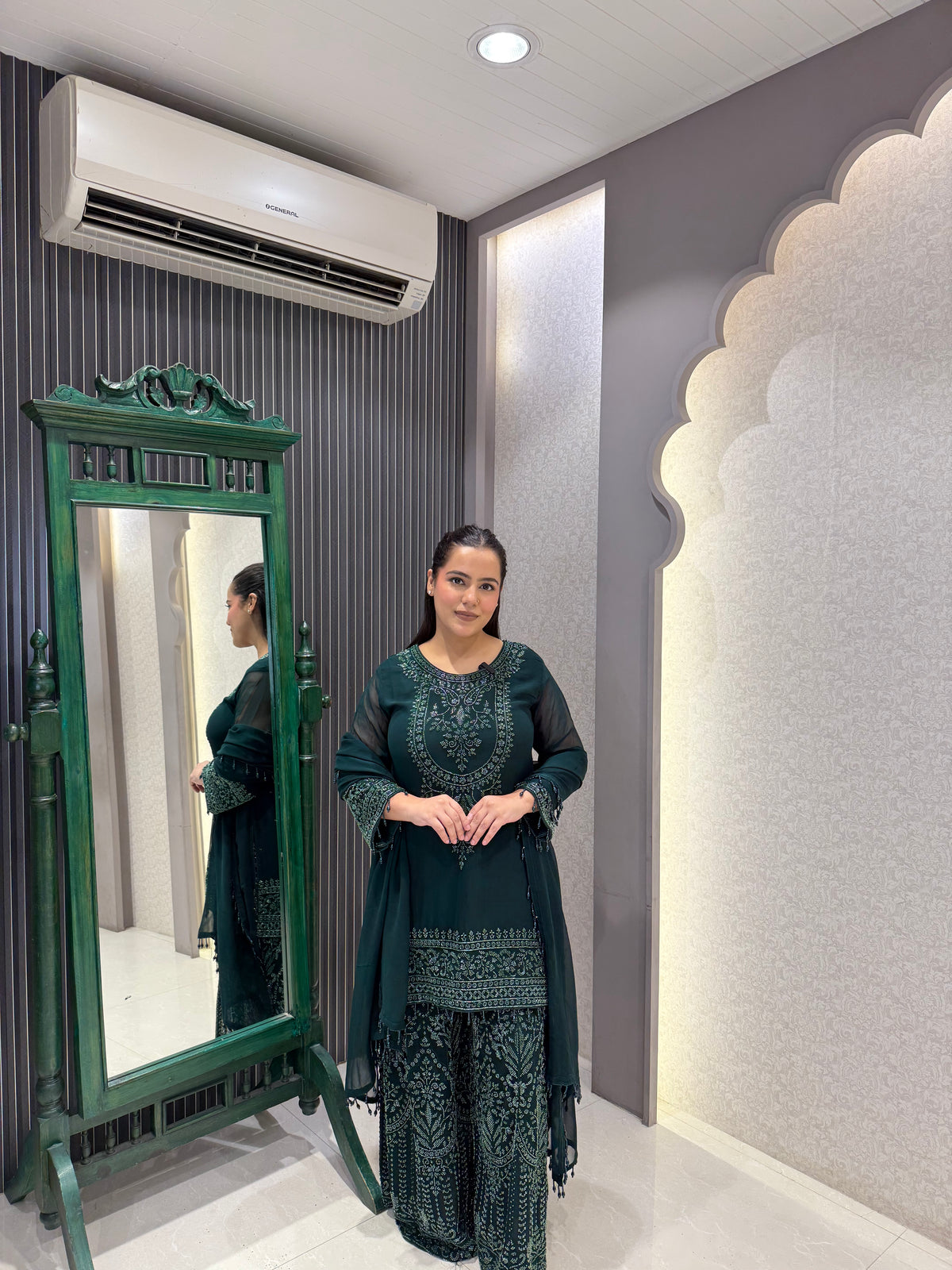 Beaded Handwork Suit Set