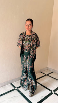 Designer Indo-Western with Sequin, Pearl & Dabka Thread Embroidery