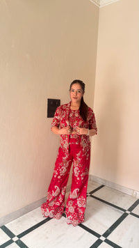 Designer Indo-Western with Sequin, Pearl & Dabka Thread Embroidery