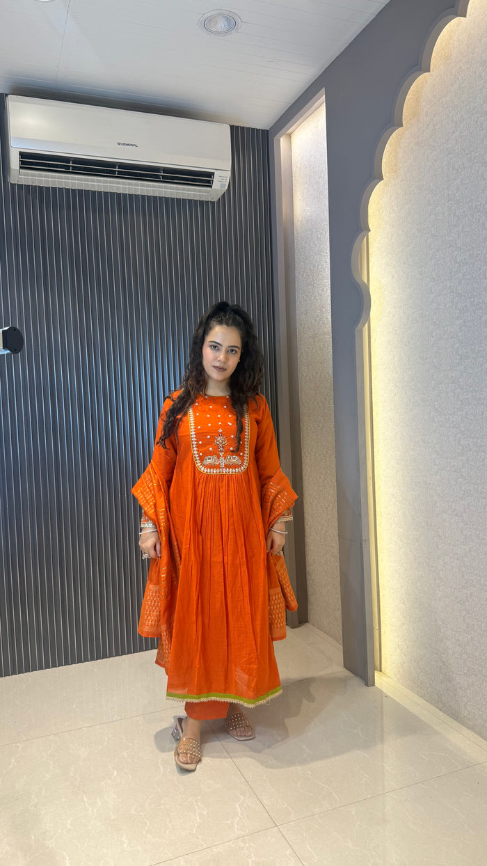 Budget-Friendly Dori Work Suit Set with Dupatta