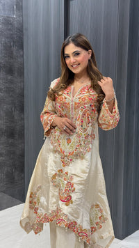 Kashmiri Embroidered Coord Set – Timeless Elegance in Two-Piece
