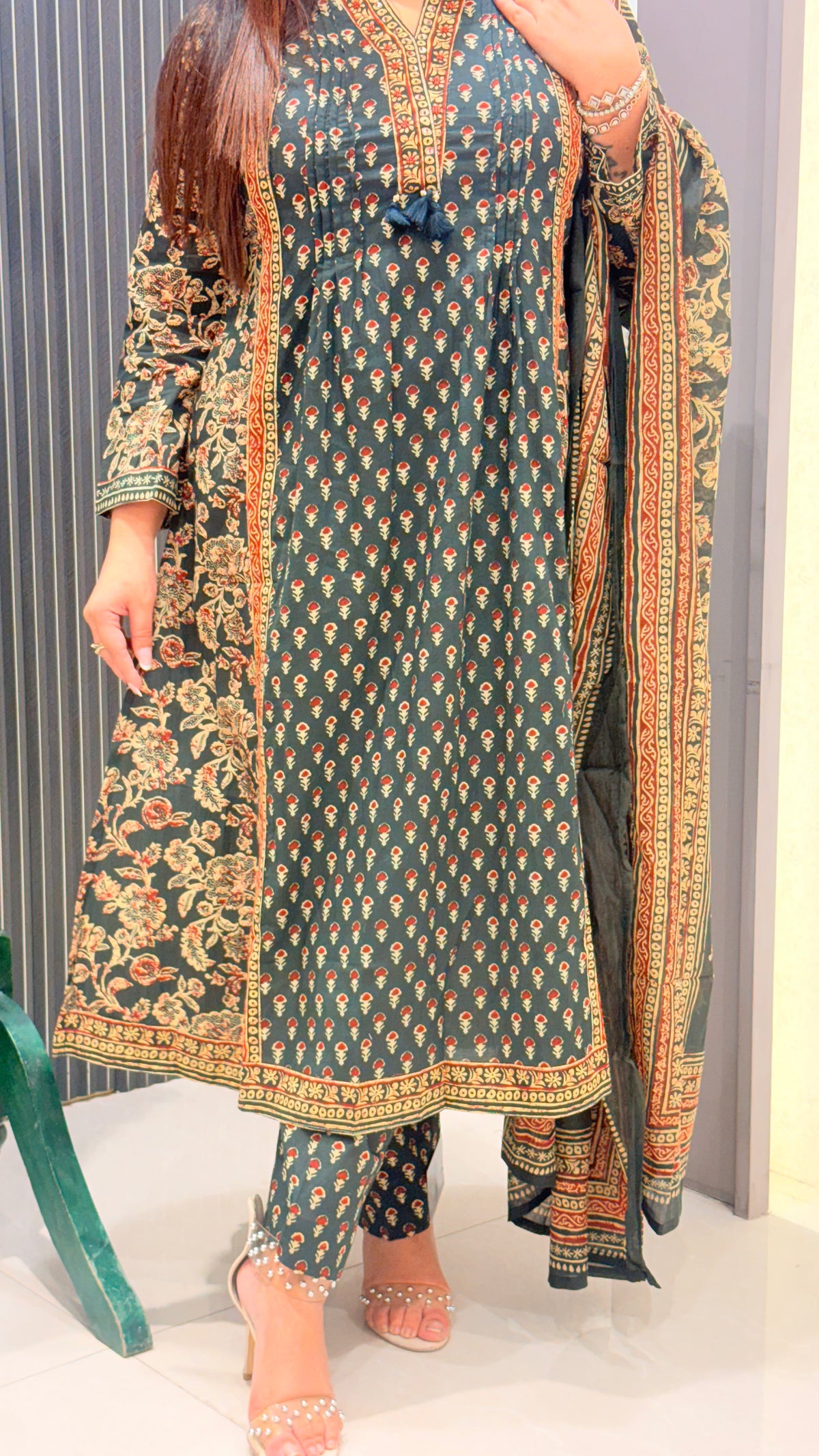 Printed Cotton Suit – Comfortable Everyday Wear