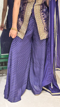 Banarasi Silk Suit Set with Handwork