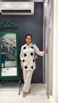 Linen Patchwork Co-ord Set