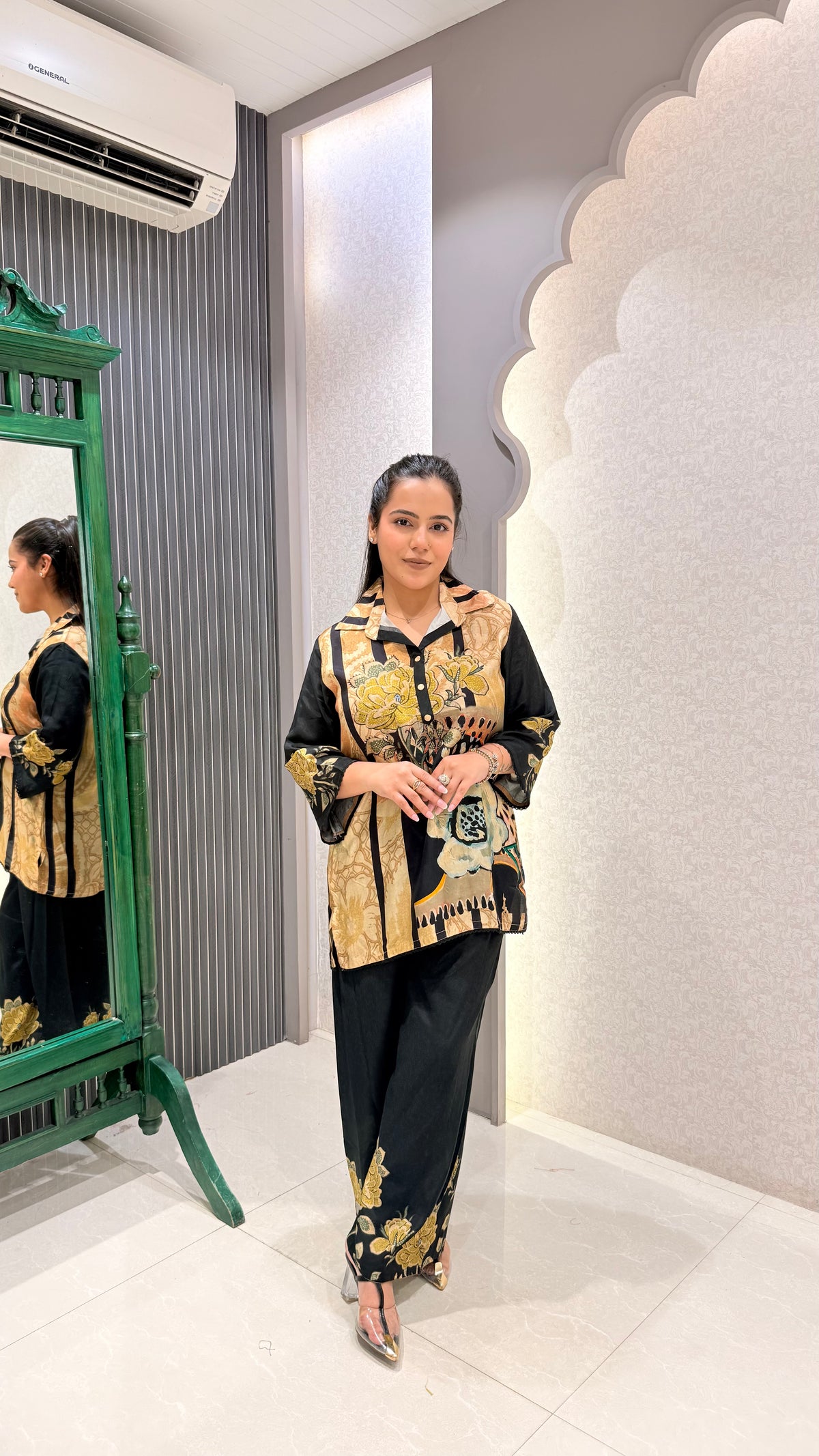 Muslin Printed Co-ord Set