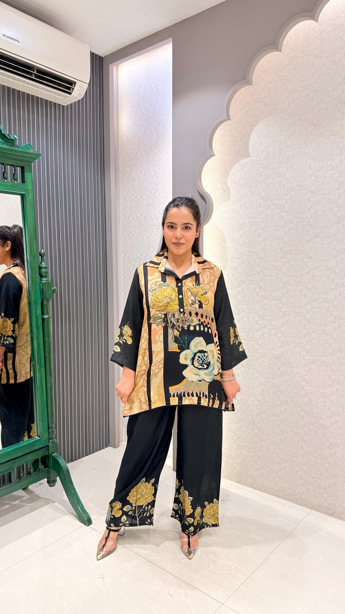 Muslin Printed Co-ord Set