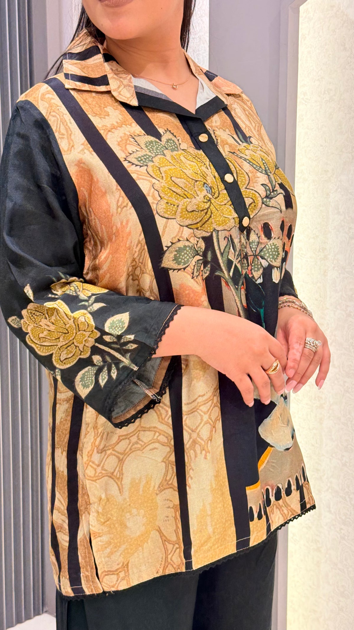 Muslin Printed Co-ord Set