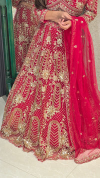 Karwa Chauth Special Embroidered Lehenga – Graceful Festive Ensemble