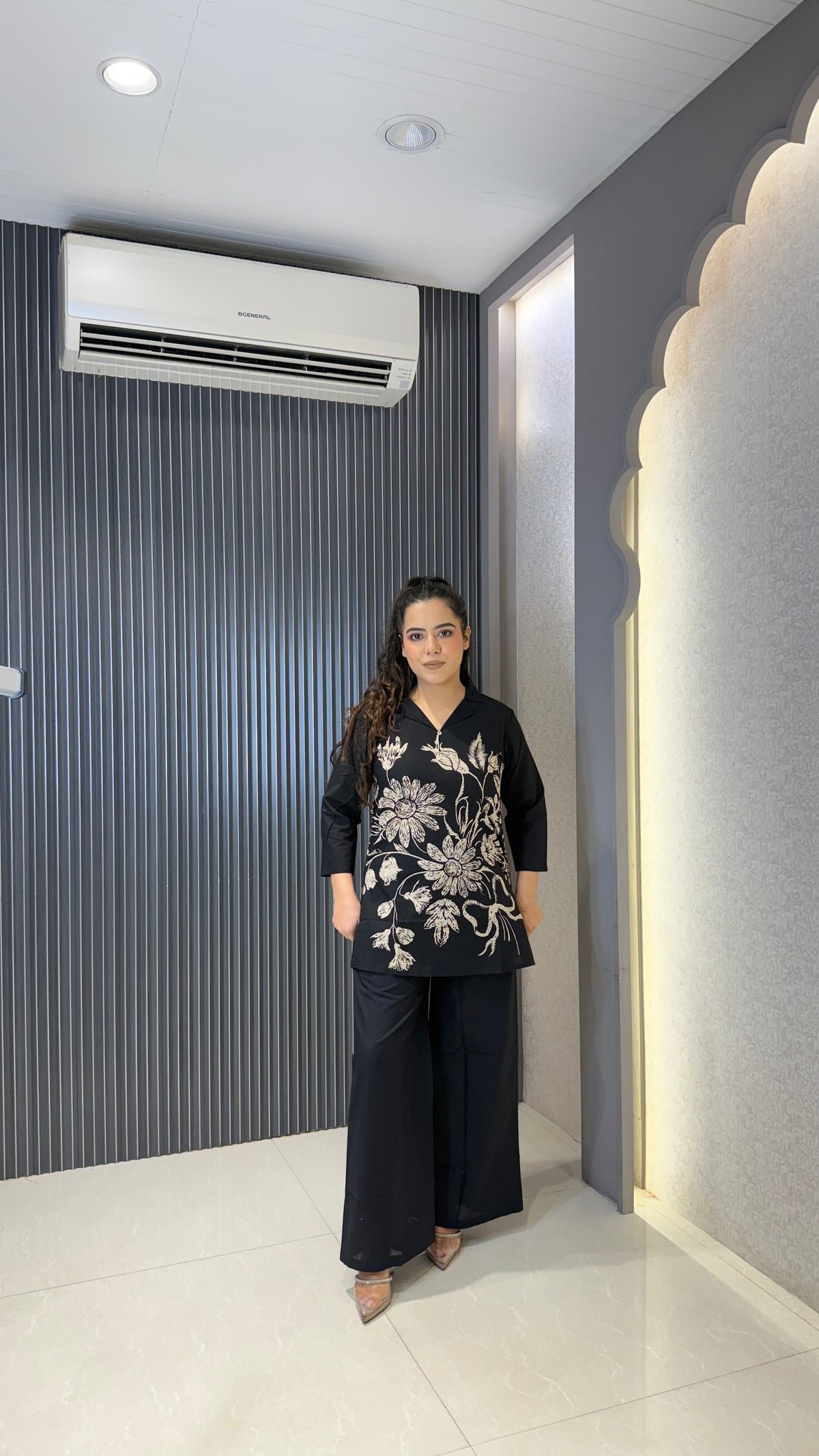 Printed Cotton Co-Ord Set for Women