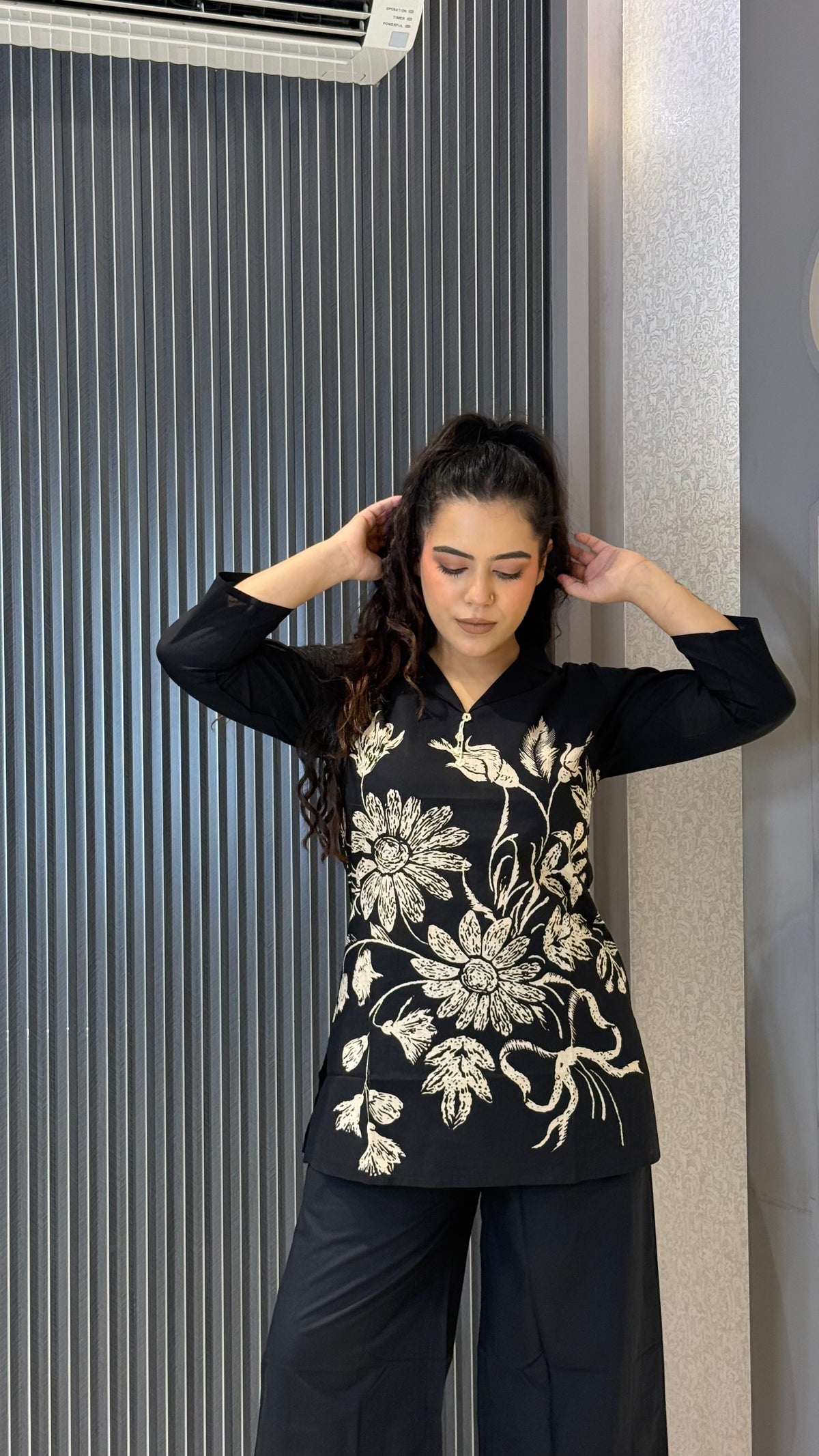Printed Cotton Co-Ord Set for Women
