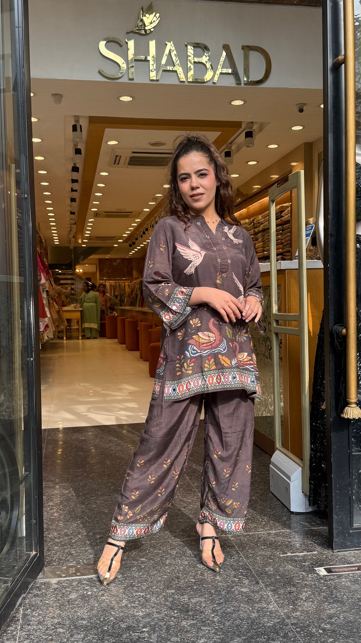 Women's Digital Print Muslin Co-Ord Set | Premium Muslin Fabric | Up to Size 46