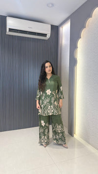 Printed Muslin Co-Ord Set for Women