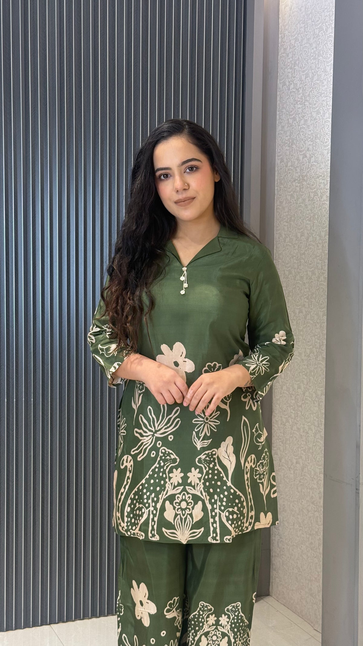 Printed Muslin Co-Ord Set for Women