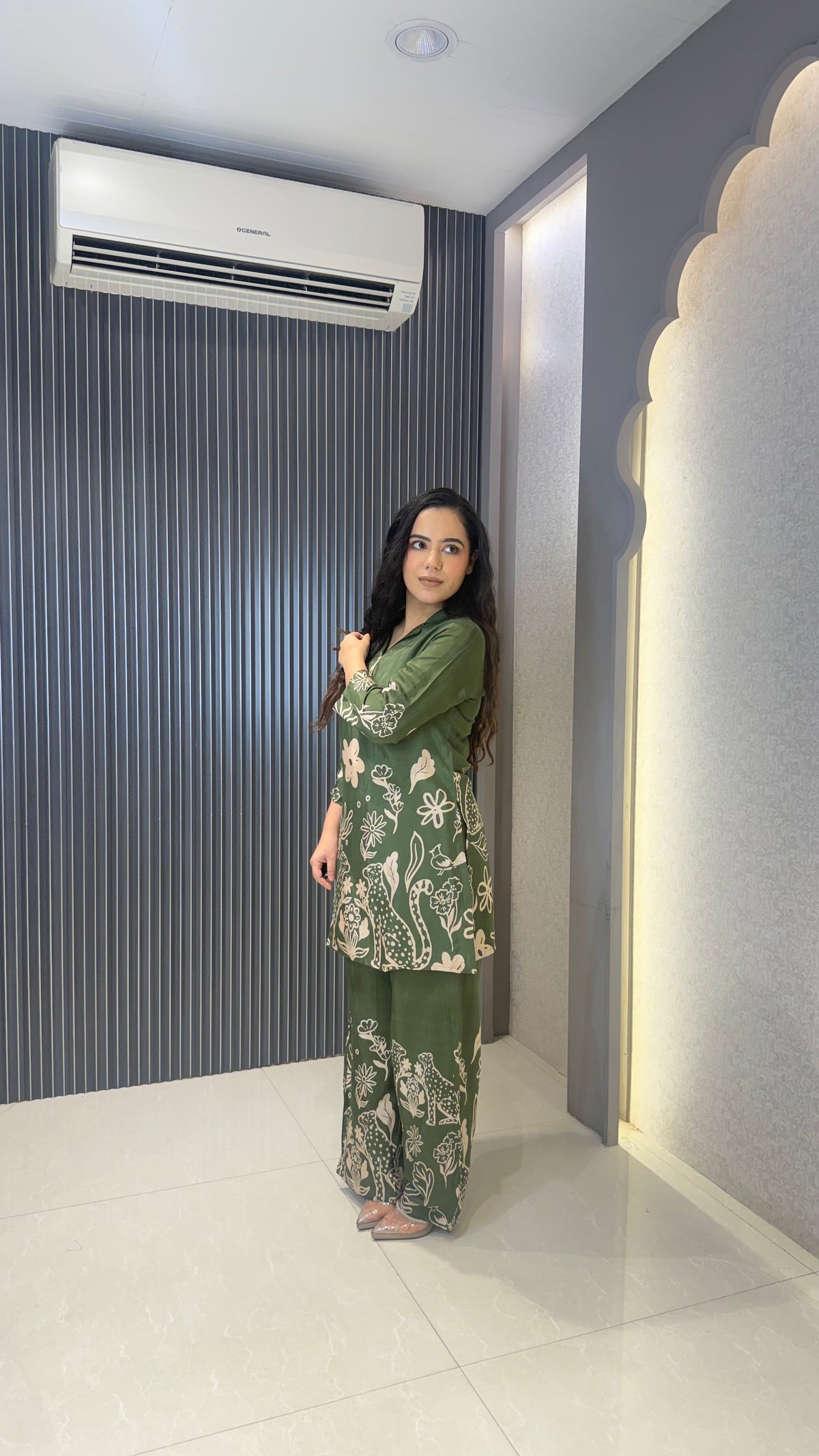 Printed Muslin Co-Ord Set for Women
