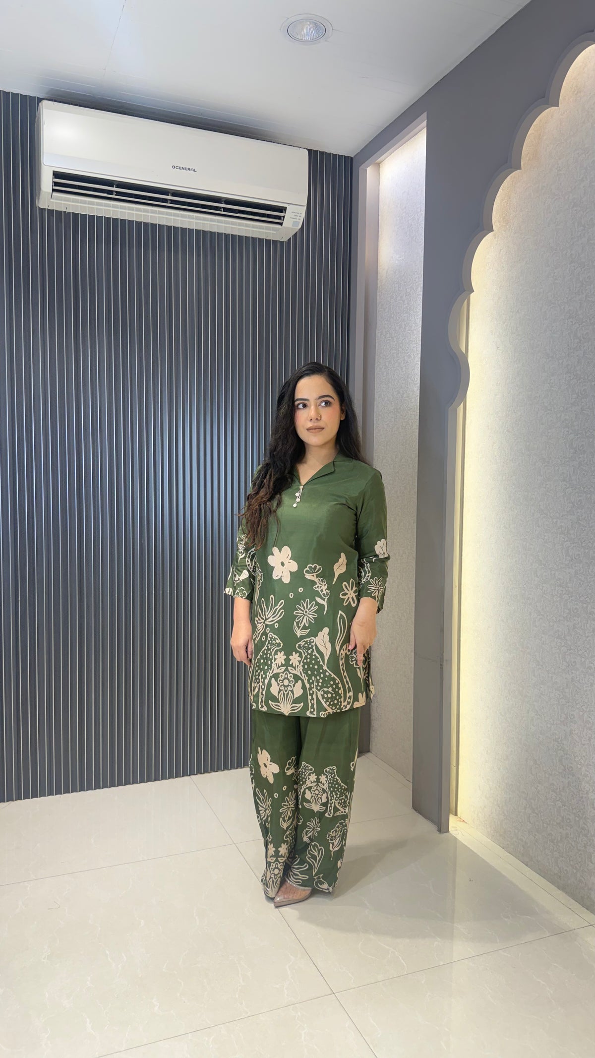 Printed Muslin Co-Ord Set for Women