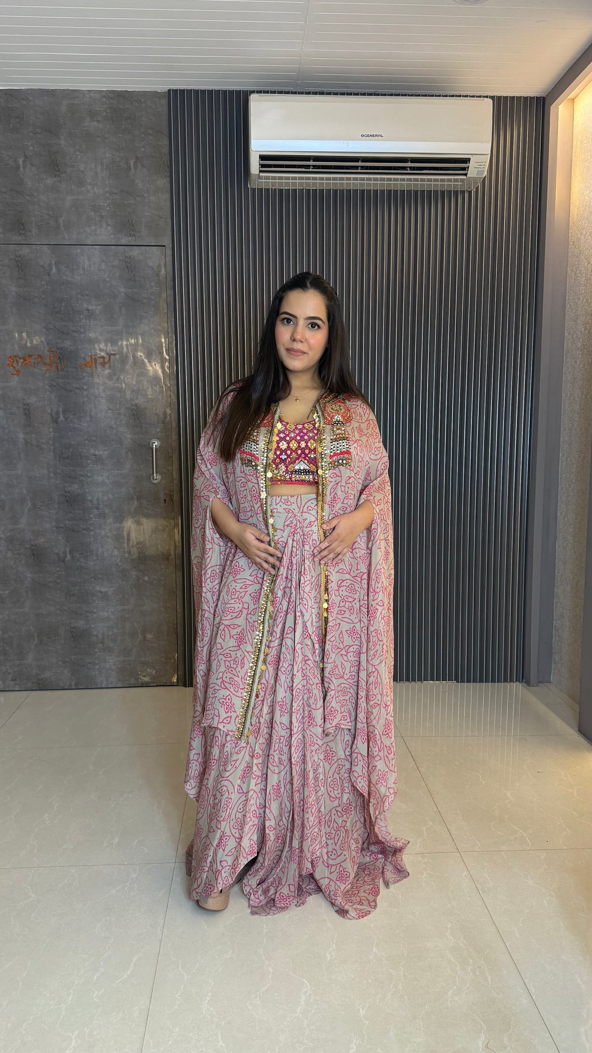 Boho Style Indo-Western Dress in Chinon Fabric | Digital Print | Upto Size 46