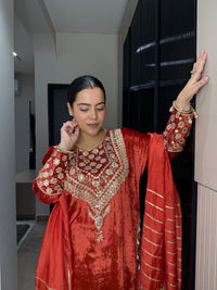 Velvet Suit with Dori, Sequin & Gotta Work | Festive Wear