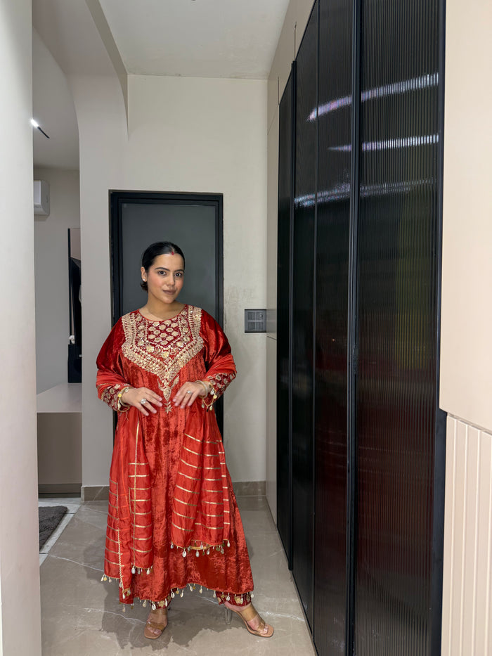 Velvet Suit with Dori, Sequin & Gotta Work | Festive Wear