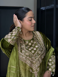 Velvet Suit with Dori, Sequin & Gotta Work | Elegant Festive Wear