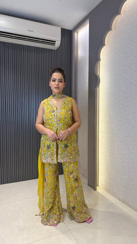 Indowestern with Thread Embroidery & Sequin Detailing | Party & Wedding Wear