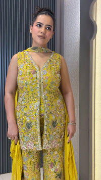 Indowestern with Thread Embroidery & Sequin Detailing | Party & Wedding Wear