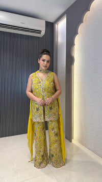 Indowestern with Thread Embroidery & Sequin Detailing | Party & Wedding Wear