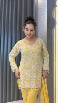 Women’s Luxury Suit Set with Beads Work & Holographic Sequin Detailing