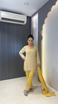 Women’s Luxury Suit Set with Beads Work & Holographic Sequin Detailing