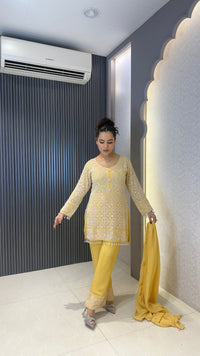 Women’s Luxury Suit Set with Beads Work & Holographic Sequin Detailing