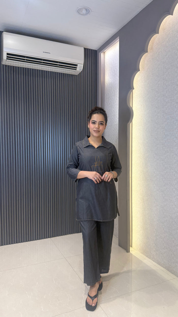 Women’s Cotton Denim Co-Ord Set