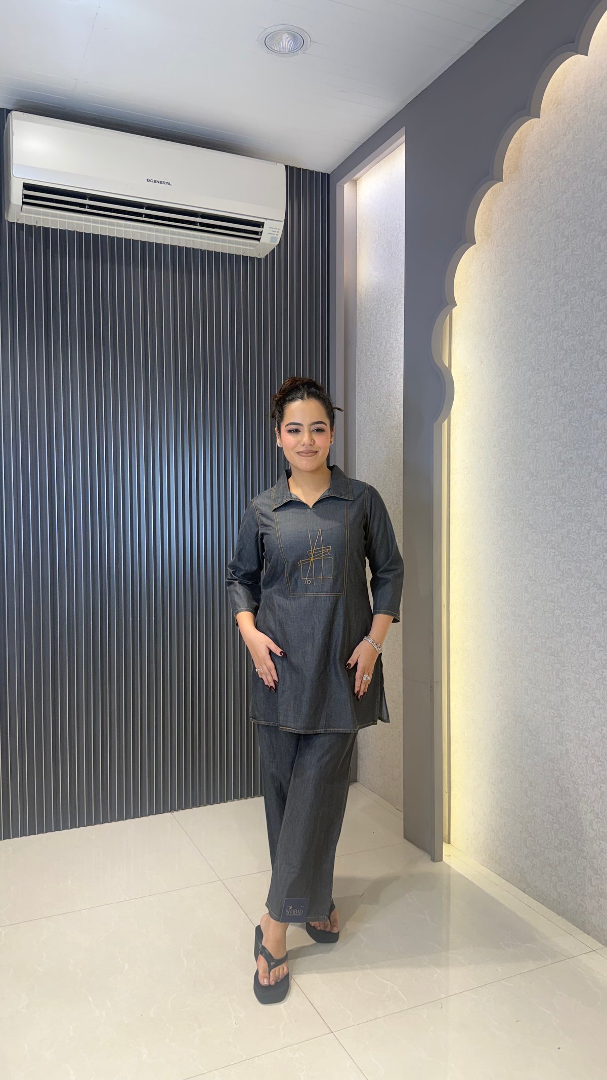 Women’s Cotton Denim Co-Ord Set