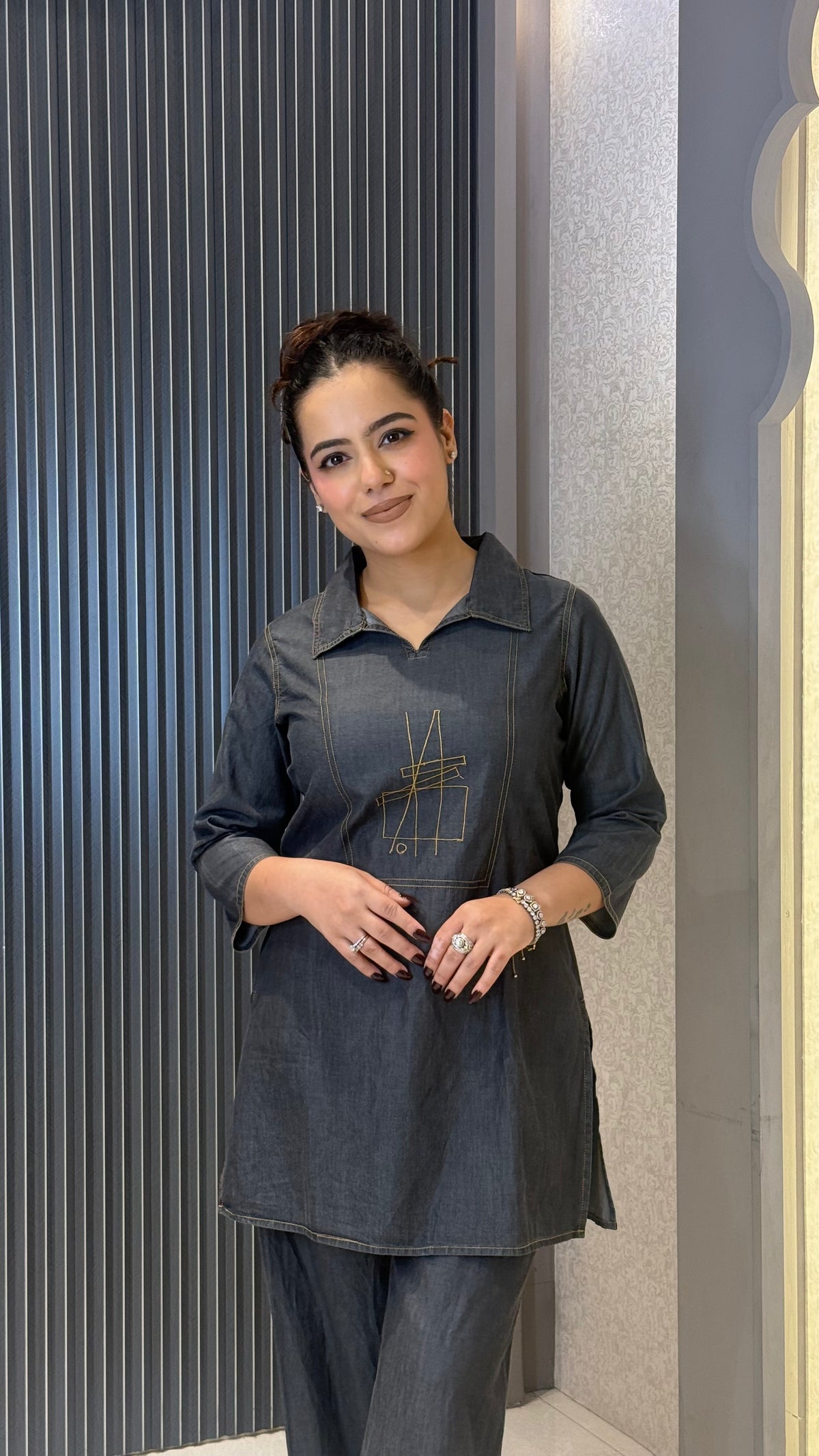 Women’s Cotton Denim Co-Ord Set