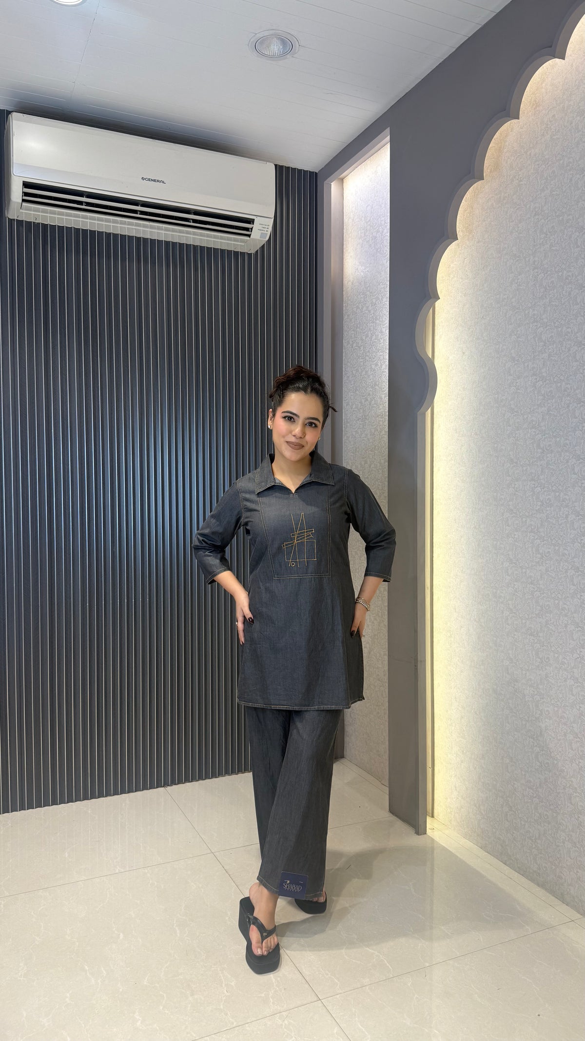 Women’s Cotton Denim Co-Ord Set