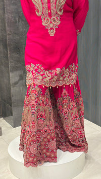 Elegant Coord Set with Intricate Kashmiri Embroidery