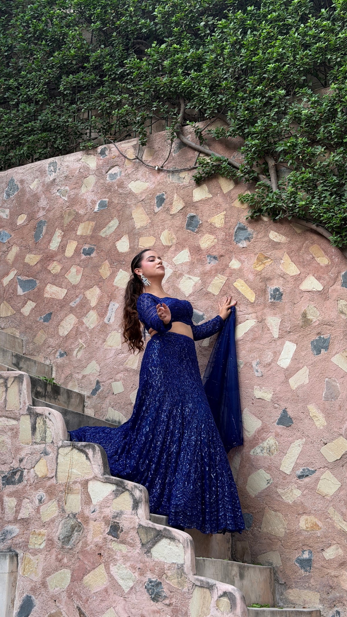 Handwork Blouse with Fish-Cut Lehenga | Designer Bridal & Festive Lehenga
