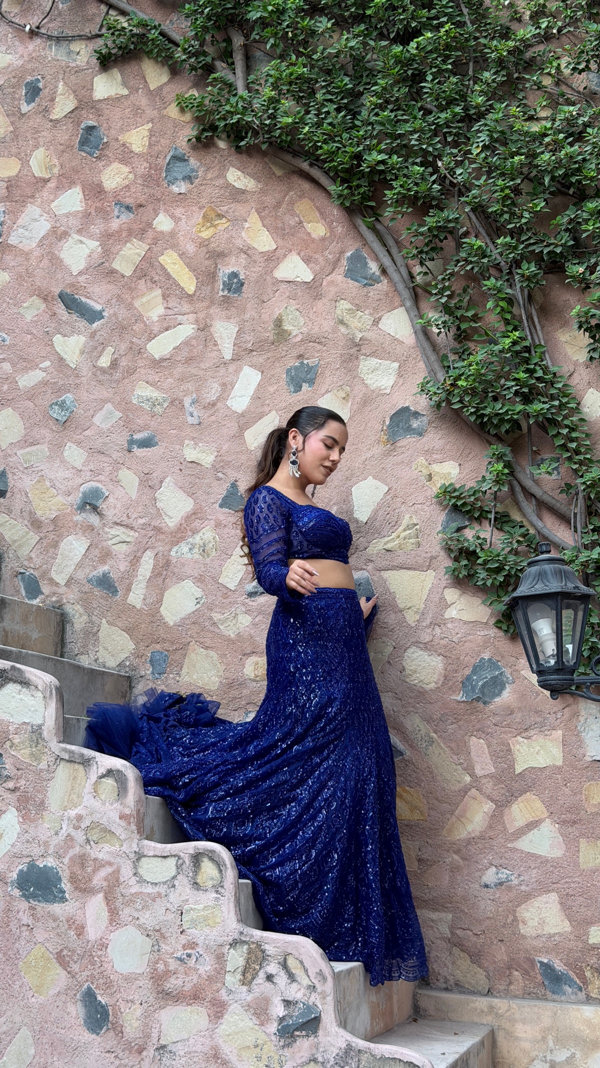 Handwork Blouse with Fish-Cut Lehenga | Designer Bridal & Festive Lehenga
