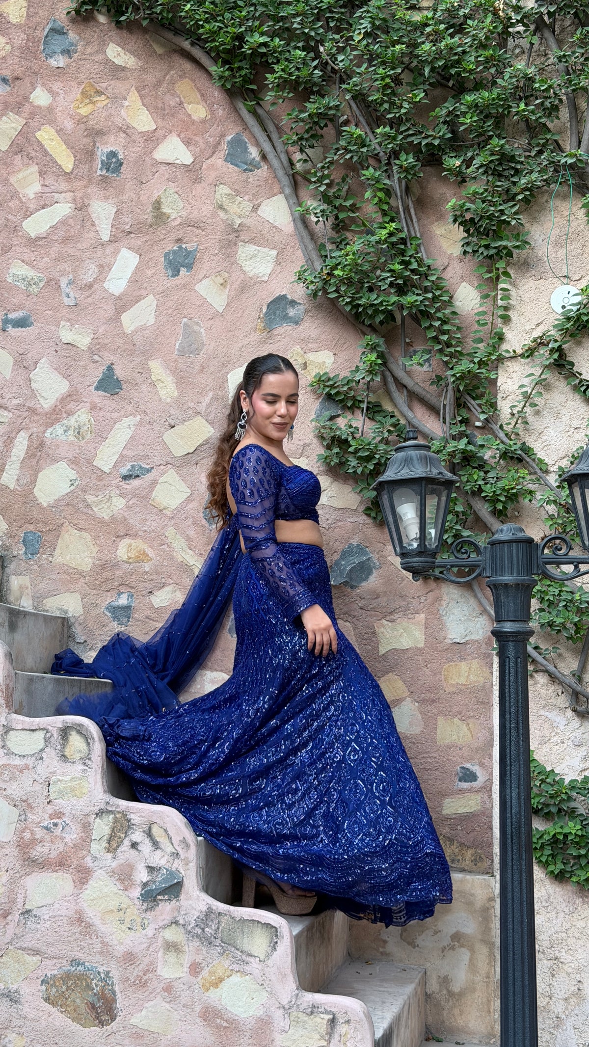 Handwork Blouse with Fish-Cut Lehenga | Designer Bridal & Festive Lehenga