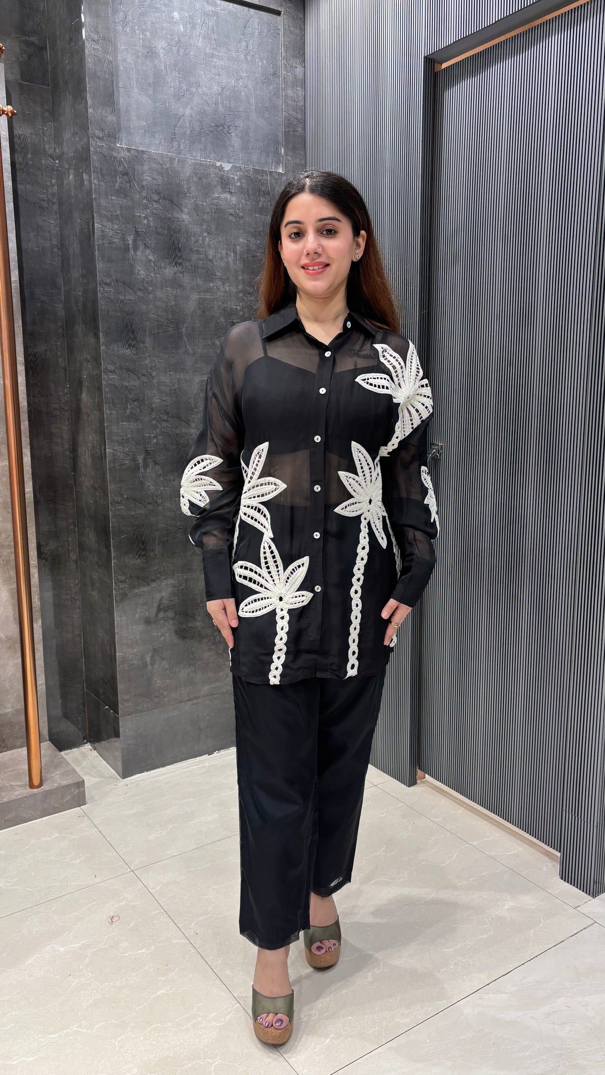 Threadwork Silk Co-ord Set