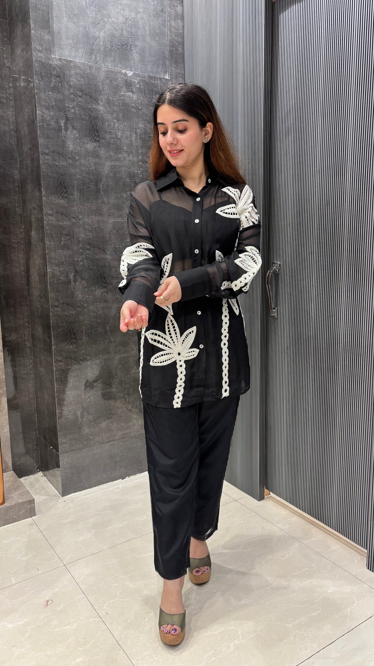 Threadwork Silk Co-ord Set