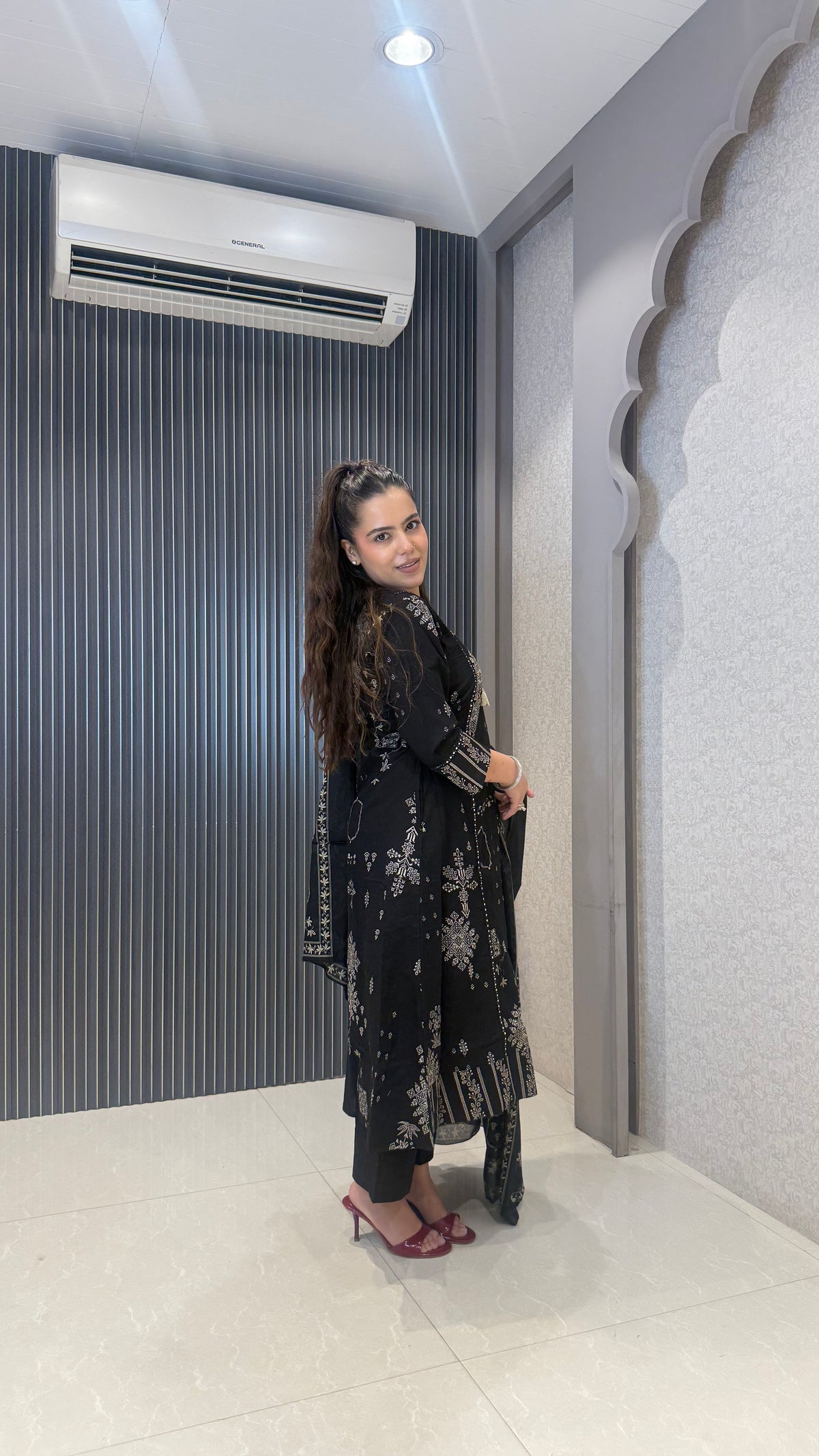 Women’s Printed Cotton Block Print Suit Set | Elegant Ethnic Wear