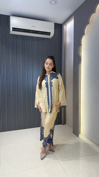 Muslin Thread Embroidery Co-Ord Set for Women | Premium Designer Coords | Sizes Up to 44