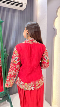 Thread Embroidery Outfit with Pearls & Dori Work – Up