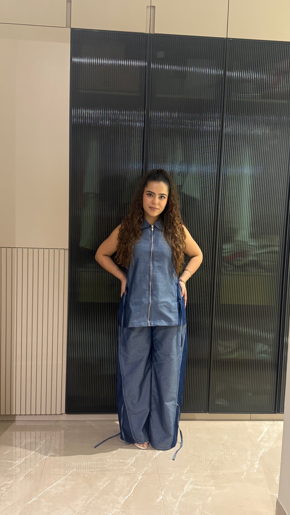 Denim Coord Set for Women – Trendy Casual Co-Ord Outfit