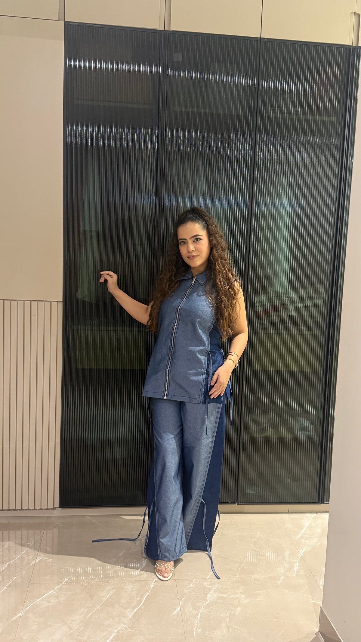 Denim Coord Set for Women – Trendy Casual Co-Ord Outfit